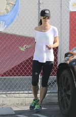 SANDRA BULLOCK in Leggings Out in Los Angeles 0406