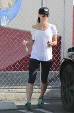 SANDRA BULLOCK in Leggings Out in Los Angeles 0406