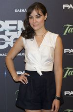 SASHA GREY at Open Windows Photocall in Madrid
