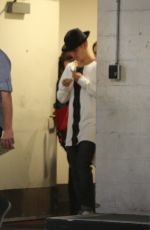 SELENA GOMEZ and Justin Bieber Leave Arclight Cinemas in Los Angeles