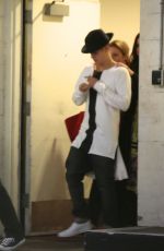 SELENA GOMEZ and Justin Bieber Leave Arclight Cinemas in Los Angeles