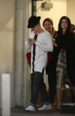SELENA GOMEZ and Justin Bieber Leave Arclight Cinemas in Los Angeles