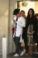 SELENA GOMEZ and Justin Bieber Leave Arclight Cinemas in Los Angeles