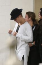SELENA GOMEZ and Justin Bieber Leave Arclight Cinemas in Los Angeles