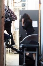 SELENA GOMEZ Arrives at Justin Bieber