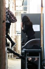 SELENA GOMEZ Arrives at Justin Bieber