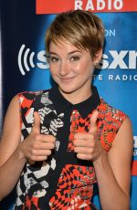 SHAILENE WOODLEY at SiriusXM Studios in New York