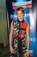 SHAILENE WOODLEY at SiriusXM Studios in New York