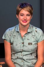 SHAILENE WOODLEY at The Fault in Our Stars Promotion at Apple Store in New York