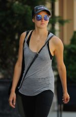 SHAILENE WOODLEY in Tights Out and About in New York