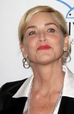 SHARON STONE at Aviva Gala 2014 in Los Angeles