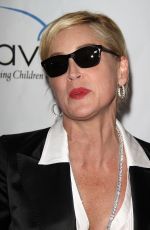 SHARON STONE at Aviva Gala 2014 in Los Angeles