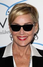 SHARON STONE at Aviva Gala 2014 in Los Angeles