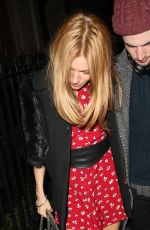 SIENNA MILLER at Chiltern Firehouse in London