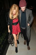SIENNA MILLER at Chiltern Firehouse in London