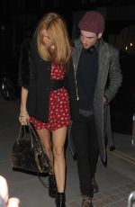 SIENNA MILLER at Chiltern Firehouse in London