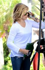 SOPHIA BUSH at a Gas Station in Westwood