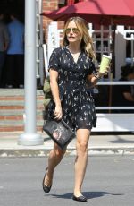 SOPHIA BUSH in Dress Out and About in Beverly Hills