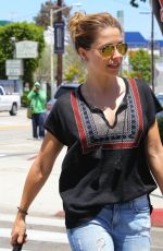 SOPHIA BUSH in Ripped jeans Out in West Hollywood