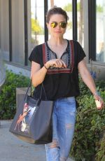 SOPHIA BUSH in Ripped jeans Out in West Hollywood