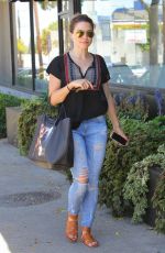 SOPHIA BUSH in Ripped jeans Out in West Hollywood