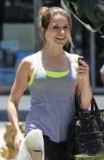 SOPHIA BUSH ine Leggings Out and About in Los Angeles