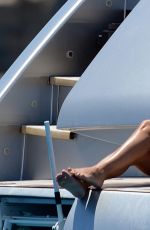 SYLVIE VAN DER VAART in Bikini at a Yacht in Formentera