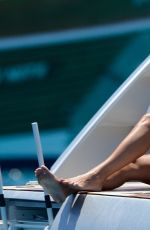 SYLVIE VAN DER VAART in Bikini at a Yacht in Formentera