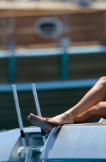 SYLVIE VAN DER VAART in Bikini at a Yacht in Formentera