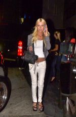 TARA REID Arrives at a Bar in West Hollywood