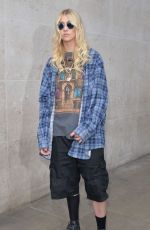 TAYLOR MOMSEN Arrives at BBC Radio 1 in London