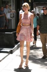 TAYLOR SWIFT in Summer Dress Out and About in new York