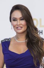 TIA CARRERE at 2014 Monte Carlo TV Festival Closing Ceremony