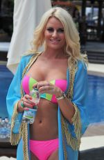 TOWIE GIRLS in Bikinis at a Beach in Marbella