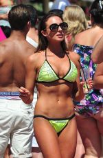 TOWIE GIRLS in Bikinis at a Pool in Marbella