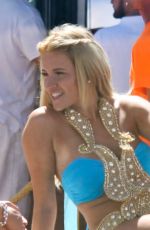 TOWIE GIRLS in Bikinis at a Pool in Marbella