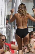 TOWIE GIRLS in Bikinis at a Pool in Marbella