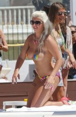 TOWIE GIRLS in Bikinis at a Pool in Marbella