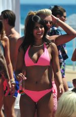 TOWIE GIRLS in Bikinis at a Pool in Marbella