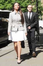 TULISA CONTOSTAVLOS Arrives at Southwark Crown Court in London