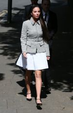 TULISA CONTOSTAVLOS Arrives at Southwark Crown Court in London