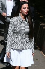 TULISA CONTOSTAVLOS Arrives at Southwark Crown Court in London