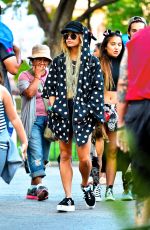 VANESSA and STELLA HUDGENS at Disneyland in Anaheim 0406