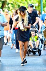 VANESSA and STELLA HUDGENS at Disneyland in Anaheim 0406