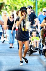 VANESSA and STELLA HUDGENS at Disneyland in Anaheim 0406