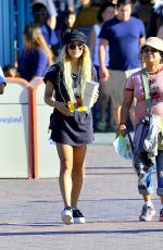 VANESSA and STELLA HUDGENS at Disneyland in Anaheim 0406