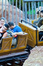 VANESSA and STELLA HUDGENS at Disneyland in Anaheim 0406