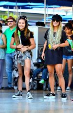 VANESSA and STELLA HUDGENS at Disneyland in Anaheim 0406