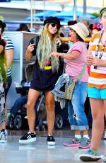 VANESSA and STELLA HUDGENS at Disneyland in Anaheim 0406