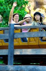 VANESSA and STELLA HUDGENS at Disneyland in Anaheim 0406